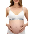 Bonds Womens Maternity Wirefree Contour Bra, White, (18) 40C