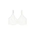 Hestia Women s Underwear Active Support Underwire Full Coverage Bra, White, 12 34DD UK