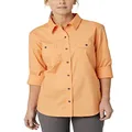 Wrangler Riggs Workwear Women's Vented Button Down Work Shirt, Melon, Medium
