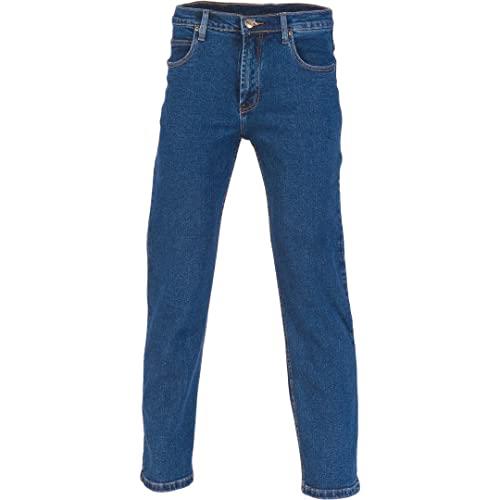 DNC Cotton Denim Jeans, Size 112R, Blue