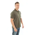 DNC Men's Cotton Rich New York Polo T-Shirt, Small, Olive