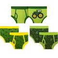John Deere Boys' Toddler Child Underwear Brief, Green Lime Green Dark Green, 2-3 Years