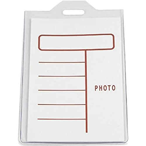 Osmer PCP02 Portrait ID Pouch (Pack of 20 Pouches), 63 mm x 96 mm Size, Clear