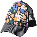 Roxy Girls' Honey Coconut Trucker Hat, Anthracite Flower Power 231, One Size