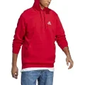 adidas Sportswear Essentials Fleece Hoodie, Red, S