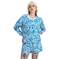 Bonds Womens SLP LS TEE SHRT Pyjama Sets, Print F4X, Small US