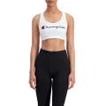 Champion Women's The Authentic Sports Bra, White, Large