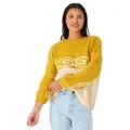 Rip Curl Womens Classic Sweater, Gold, X-Small US
