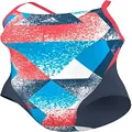 Adidas Women's Rio Art Energy Swimsuit, Mineral Blue/Shock Red, 18 Size