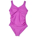 Speedo Women's Essential U-Back Maternity One Piece Swimsuit, Neon Orchid, Small