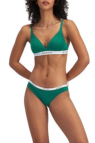 Bonds Women's Underwear Originals Bikini Brief, Heritage Kelly Green (1 Pack), 18