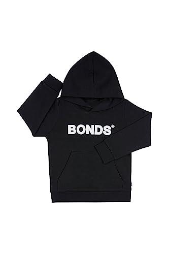 Bonds Kids Tech Sweats Pullover Hoodie, Nu Black, 2 (18-24 Months)