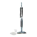 Shark Steam Mop, Automatic Steam and Scrub Steam Mop with 2 Rotating Power Pads, 2 Steam Settings, Stain & Dirt Removal, For use on all Sealed Hard Floors, 8m Cord, Blue S6002UK