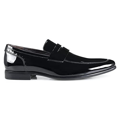 Julius Marlow Men's Jax Slip On Dress Shoe, Black Patent, UK 14/US 15