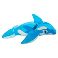 Intex Whale Ride-On Swimming Toy, Blue