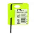 Bondhus 75705 Tagged and Barcoded 3/32" ProHold Ball End Tip Hex Key L-Wrench with ProGuard Finish and Long Arm, 3.4"