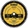 DEWALT Circular Saw Blade, 7 1/4 Inch, 60 Tooth, Wood Cutting (DWA171460B10)