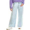 DL1961 Women's Hepburn Wide Leg High Rise Jeans, Jet Stream, 28