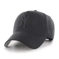 '47 Mens New York Yankees MVP DT Snapback Baseball Cap, Black/Black