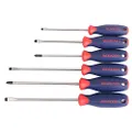 WORKPRO Screw Driver Set, Chrome-Vanadium Blades w/Magnetic Tips and Plastic Grips