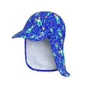 Speedo Toddler Boys Corey Croc Sun Protection Hat, Beautiful Blue/Emerald/Mango/Aqua Mint/White, Small