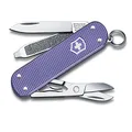 Victorinox Swiss Army Pocket Knife Classic SD Alox with 5 Functions, Electric Lavender