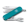 Victorinox Swiss Army Pocket Knife Classic SD with 7 Functions, Mountain Lake