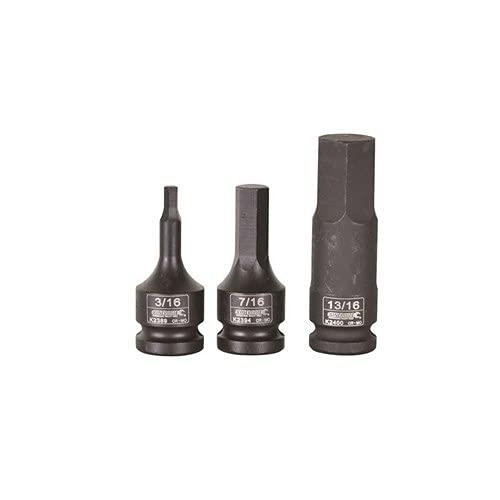 Kincrome 1/2-Inch Drive Hex Impact Socket, 1/4-Inch x 60 mm Size