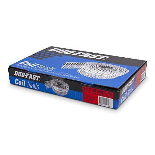 Paslode D41580 Duofast Collated Coil Nails 1800 Pieces Pack, 50 mm x 2.5 mm Size