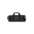 RAINS Hilo Weekend Bag - Waterproof Travel Duffle Bag, Black, One Size