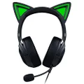 Razer Kraken Kitty V2 USB Headset with RGB Kitty Ears, Black