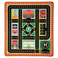 M&D - Round The City Rescue Rug with 4 Vehicles