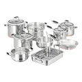 Scanpan Coppernox Cookware 9-Pieces Set, Silver, 26039