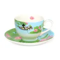 The English Ladies Co Mickey and Minnie Summer Fine China Disney Ceramic Tea Ware Cup and Saucer