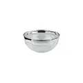 Signature Heavy Duty Salad Bowl with Silver Rim 240mm