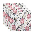 Maxwell & Williams Peony Cork Back Placemat 34x26.5cm Set of 4 Gift Boxed