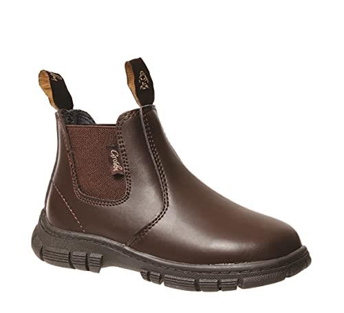 Grosby Unisex Kids Ranch Boot, Brown, UK4/US 5