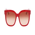 Lacoste Women's Sunglasses L970S - Opalin Burgundy with Gradient Burgundy/Rose Lens