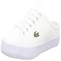 Lacoste Women's Ziane Mule 0722 1 CFA Sneaker, White, 6