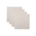 Maxwell & Williams Table Accents Leather Look Alligator Coaster 10x10cm Set of 4 White
