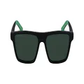 Lacoste Men's Sunglasses L998S Matte Black/Green with Solid Green Lens
