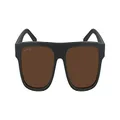 Lacoste Men's Sunglasses L6001S Khaki with Solid Brown Lens