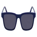 Lacoste Men's Sunglasses L997S Matte Blue with Solid Grey Lens