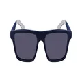 Lacoste Men's Sunglasses L998S Matte Blue with Solid Smoke Lens