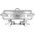 Chef Inox Stainless Steel 1/1 Economy Stackable Chafer, 320 mm x 600 mm x 350 mm Size