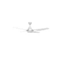 Clipsal 4 ABS Blade Caloundra Ceiling Sweep Fan with LED Light, 1300 mm Size, White Electric
