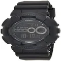 Casio Men's G-Shock Worldtime Digital Watch, Clear Dial, Black Band