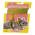 Living World Adjustable Harness and Lead Set for Rabbit, Green