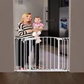 Dreambaby Chelsea Xtra-Tall Security Gate and Extension Set, White