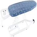 Sunbeam SB1300 Hilo Adjustable Table Top Ironing Board | 18cm - 23cm Height | 83cm x 34cm Large Board | Hanging Hook | Extra Thick Padded Cover, Blue